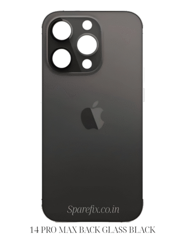 14 PRO MAX BACK GLASS BLACK