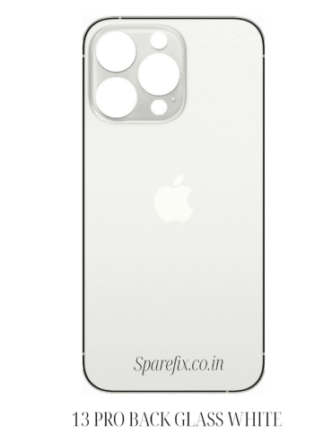 13 PRO BACK GLASS WHITE