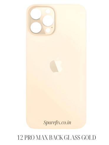 12 PRO MAX BACK GLASS GOLD