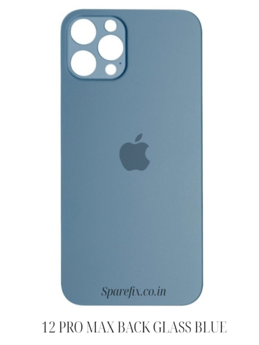 12 PRO MAX BACK GLASS BLUE