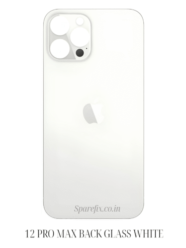 12 PRO MAX BACK GLASS WHITE