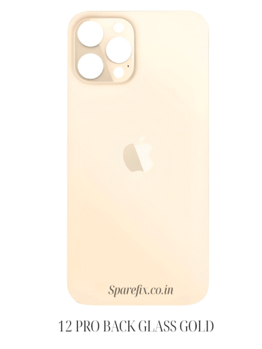 12 PRO BACK GLASS GOLD