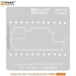 AMAOE ZFLIP3 5G SM F711U STENCIL