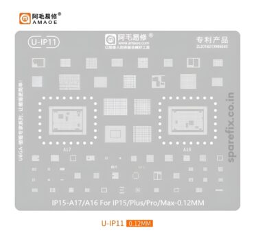 AMAOE IP15 A17 A16 STENCIL