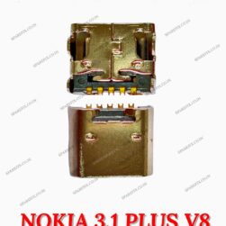 V8-CHARGING CONNECTOR FOR NOKIA 3.1 PLUS -PACK OF 5 PCS